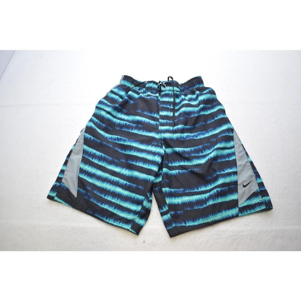 Nike Board Shorts Striped Athletic Netted Performance Mens Size Medium